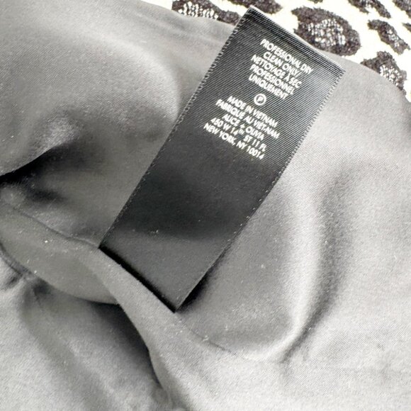 Alice Olivia Harvey Patchwork Animal Print Leather Jacket - Picture 9 of 9